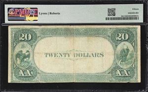 image for: Vancouver, Washington. $20 1882 Value Back. Fr. 581. Vancouver NB. Charter #6013. PMG Choice Fine 15.