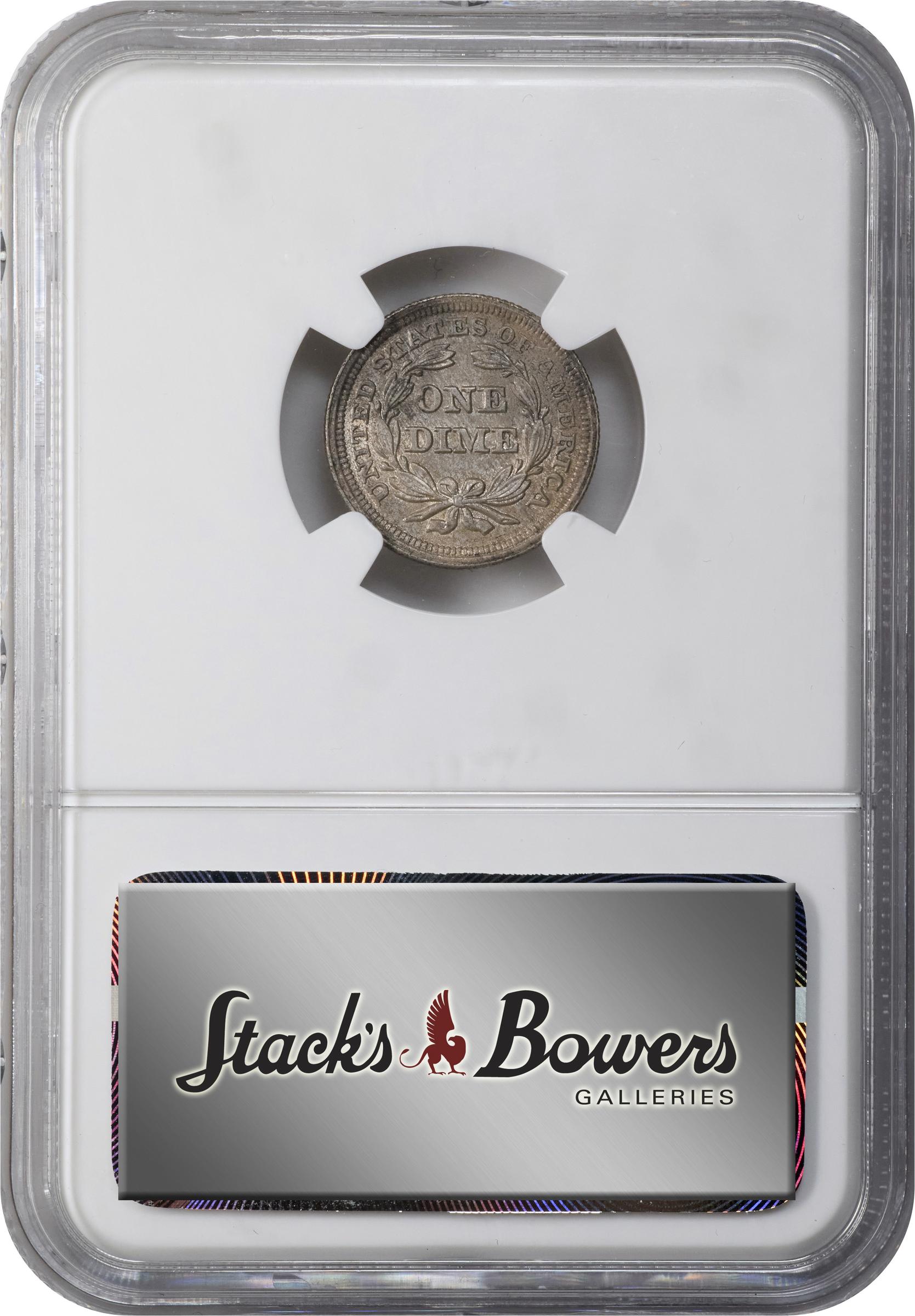 フロッシュページ 1853 H10C Arrows (Regular Strike) Liberty Seated Half Dime