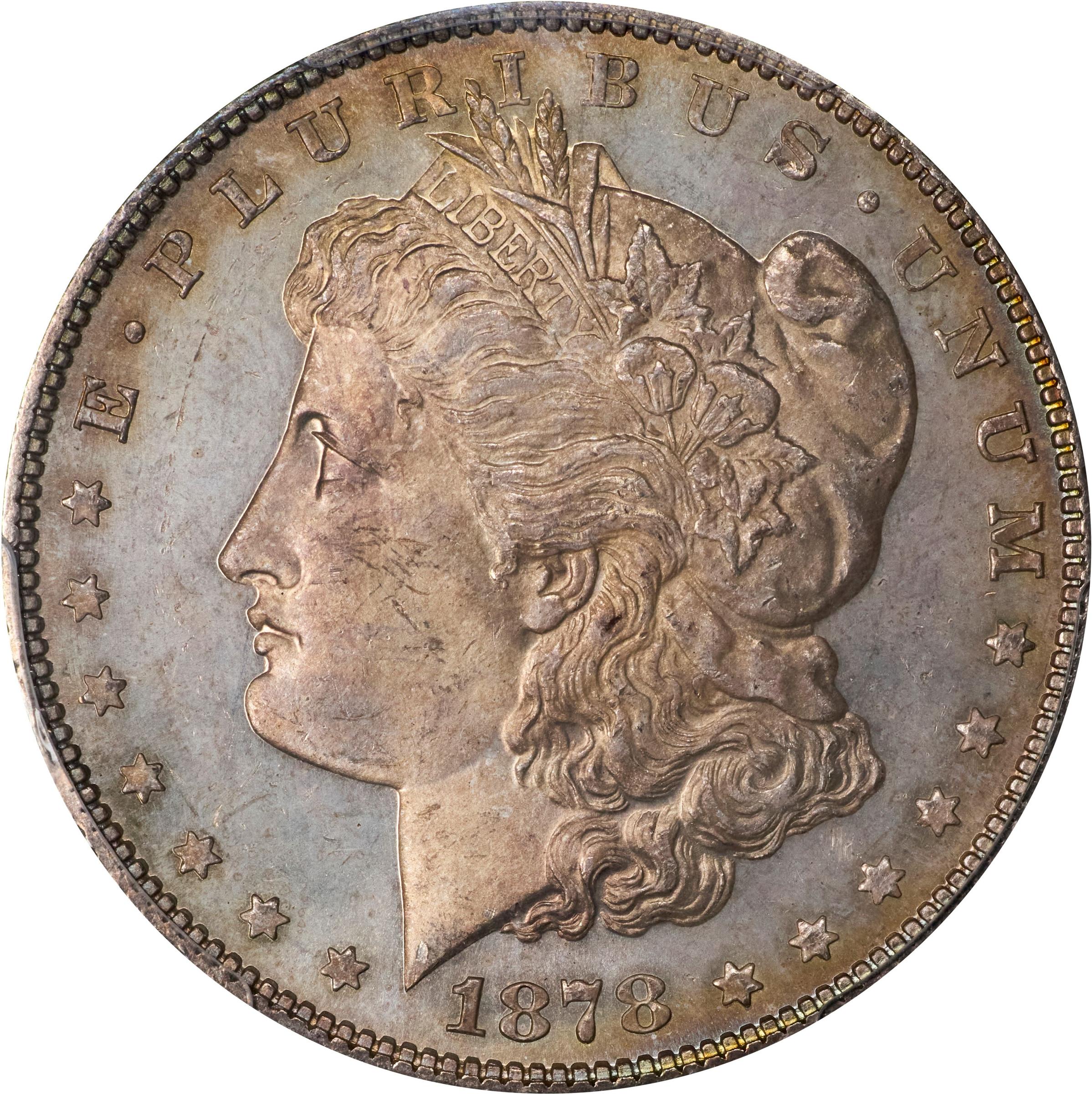1878 8TF Morgan Dollar PL Mint State (MS) Pricing Guide | The