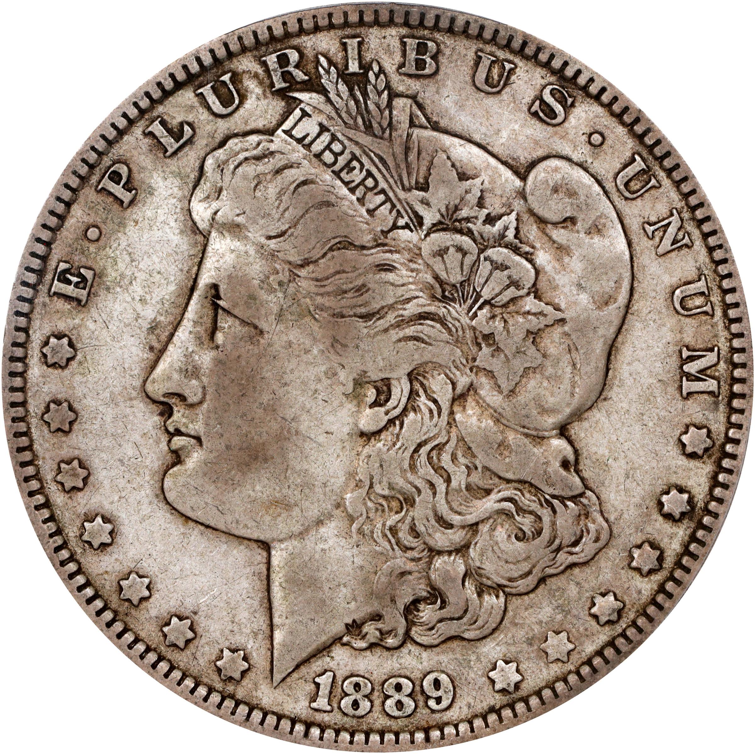 1889-O Morgan Silver Dollar. 80 Degree Rotated Reverse. VF-30 (PCGS).