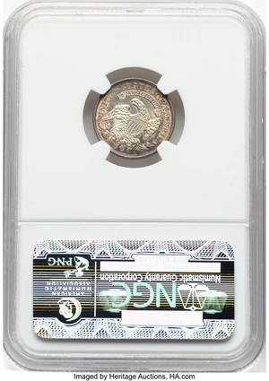 image for: 1830 10C Medium 10C, JR-6, R.2, MS62 NGC. NGC Census: (22/62). Mintage 510,000....