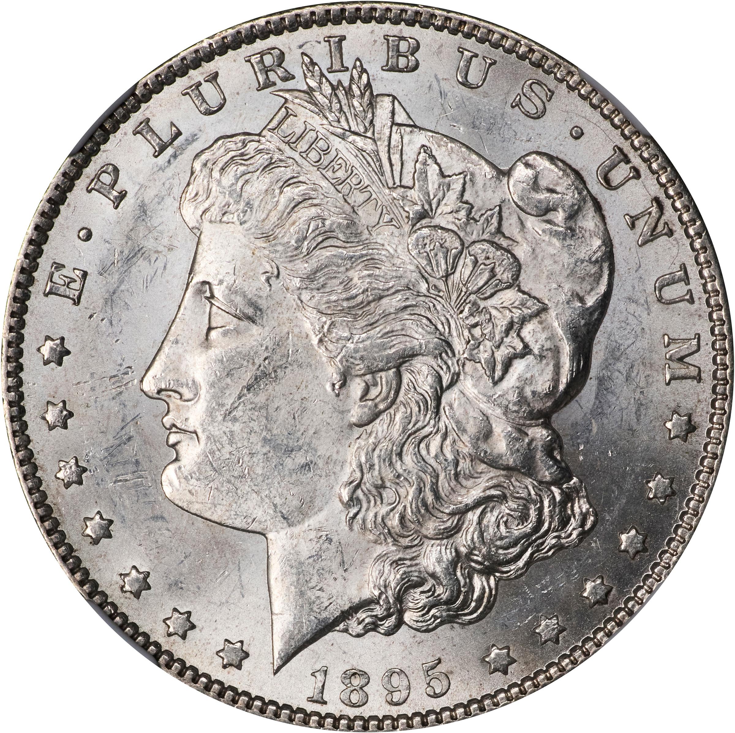1895-S Morgan Silver Dollar. MS-60 (NGC).