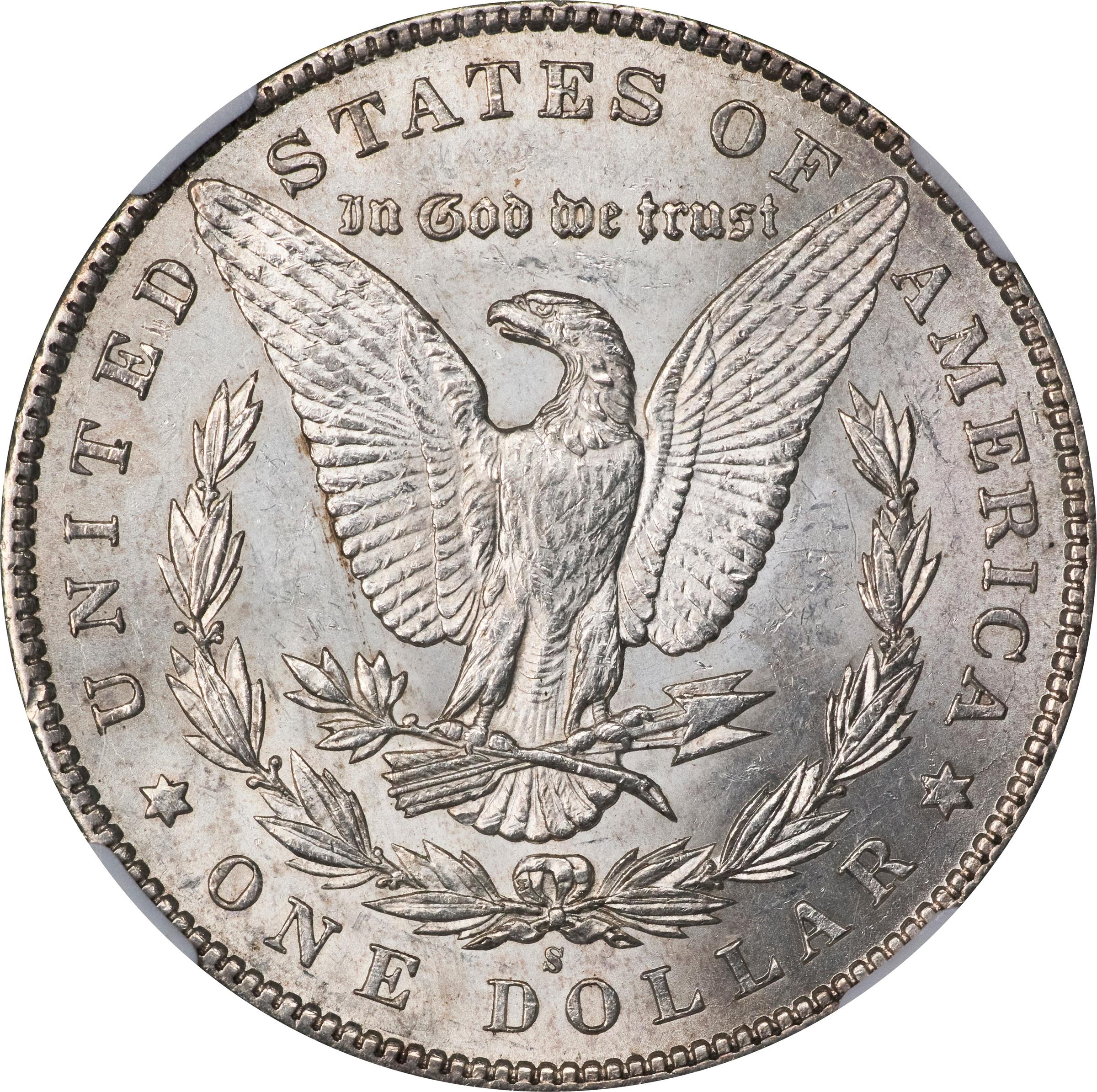 1895-S $1 MS60 CAC thumbnail 2