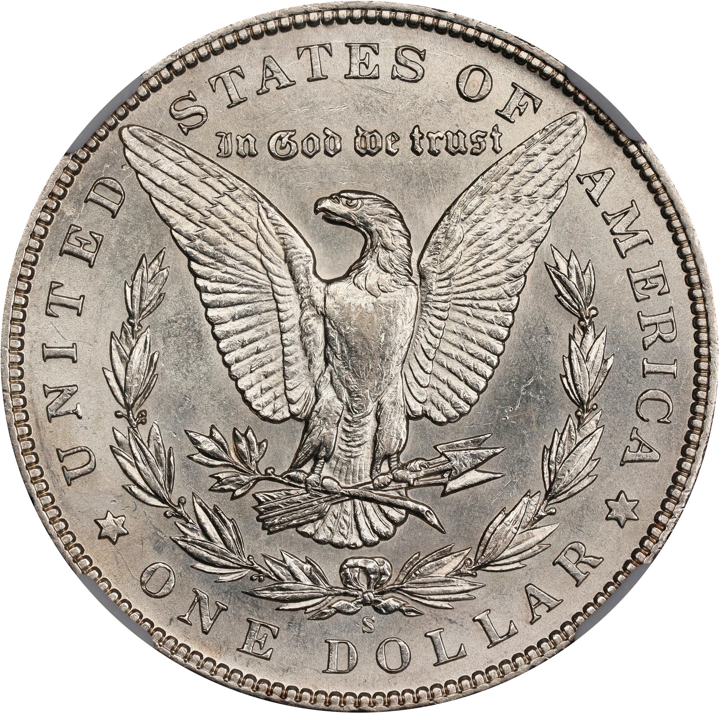 1896-S $1 AU58 thumbnail 2
