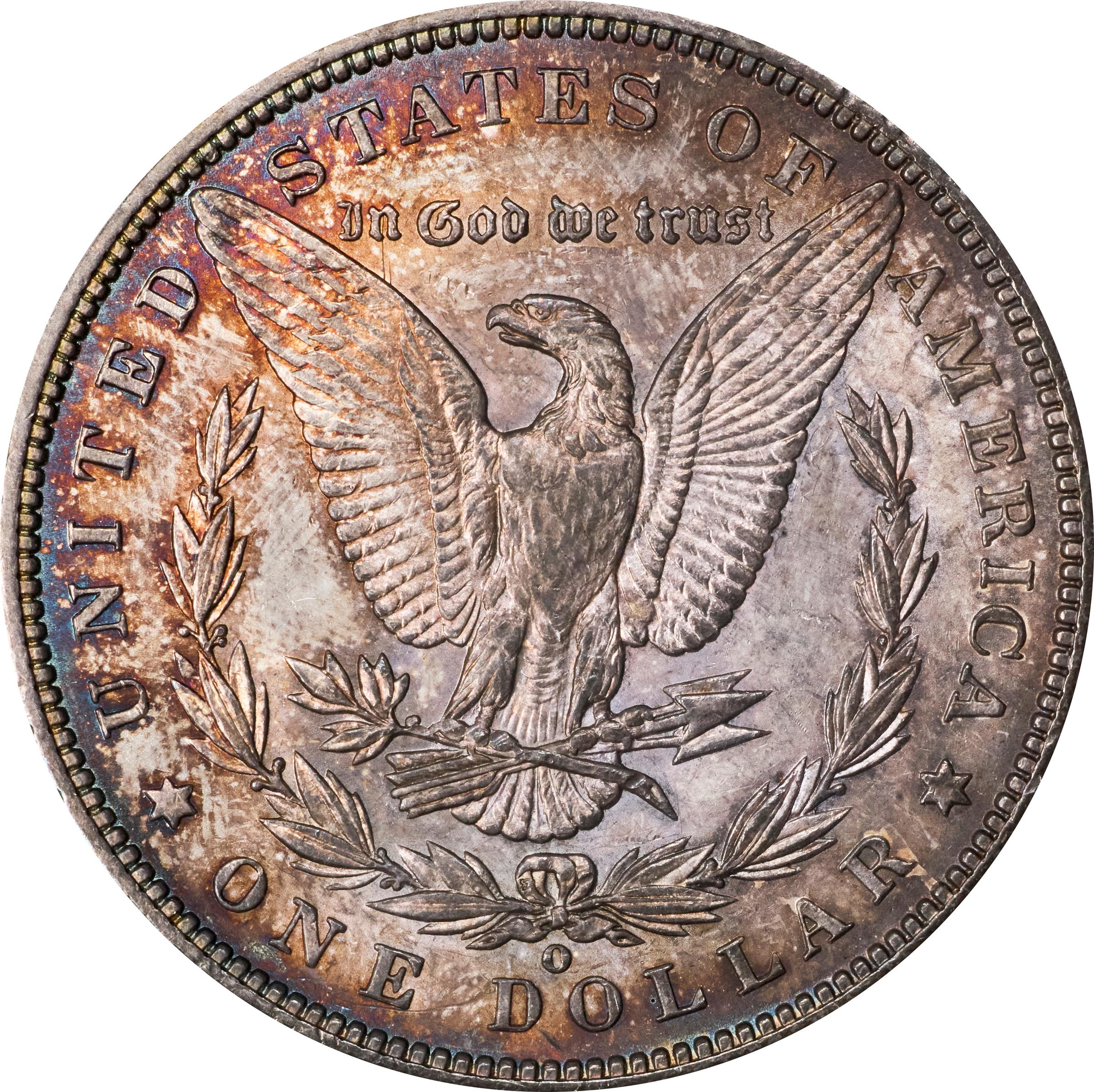 image for: 1900-O/CC Morgan Silver Dollar. VAM-10. Top 100 Variety. AU-58 (PCGS).