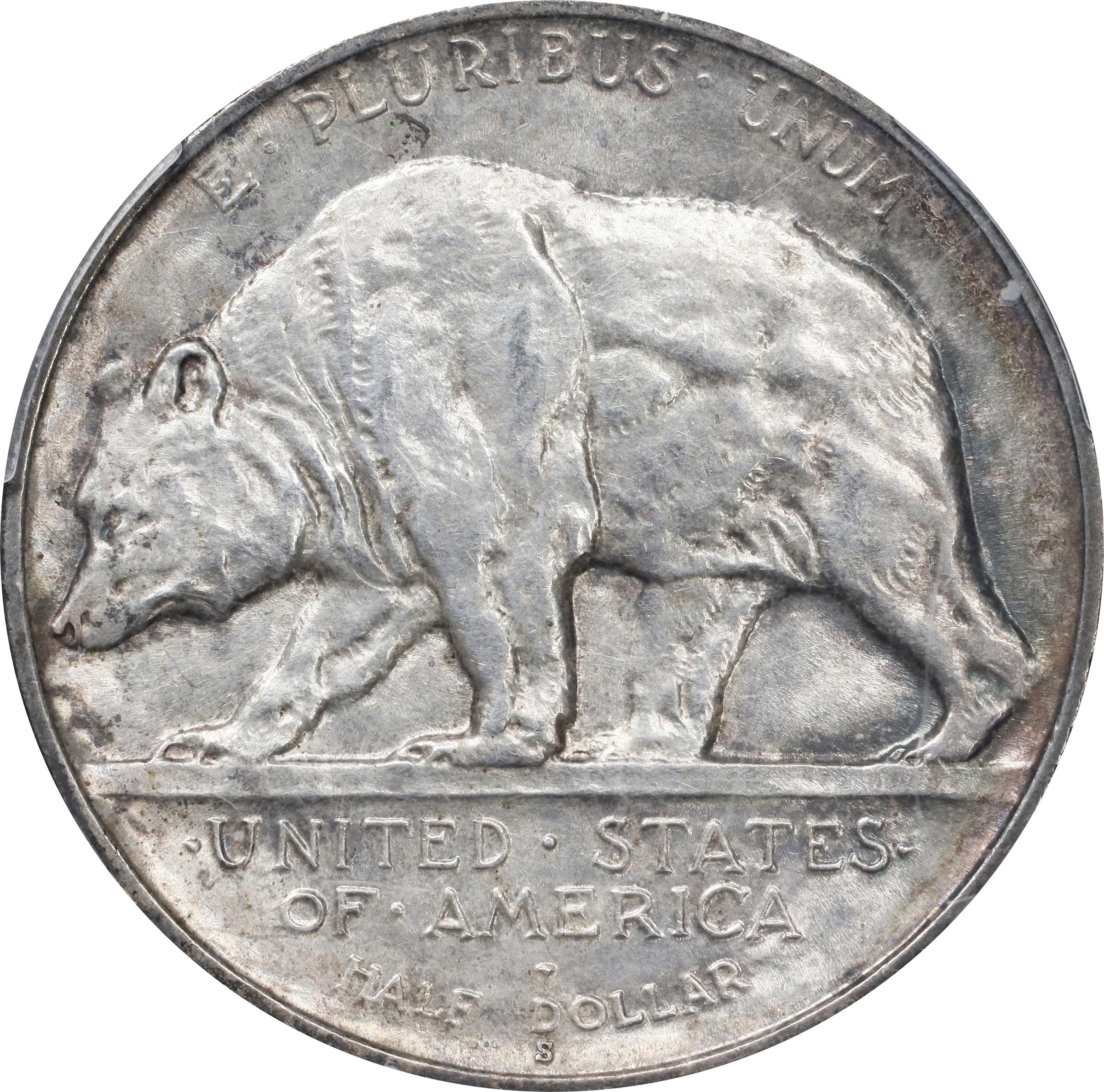 1925-S 50c California Jubilee MS62 thumbnail 2