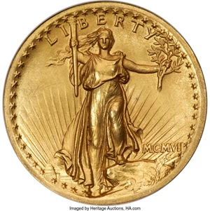 image for: 1907 $20 High Relief, Flat Rim, PR66★ NGC....