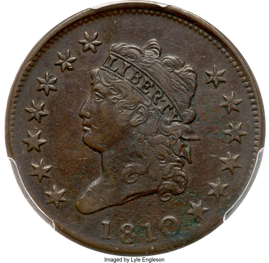 image for: 1810 S-284 R3 VF35 PCGS. ...