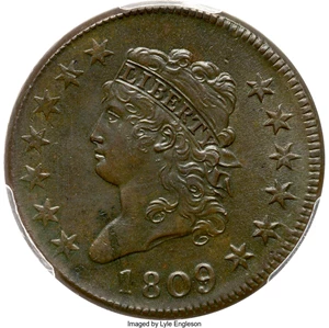image for: 1809 S-280 R2 MS64 Brown PCGS. ...