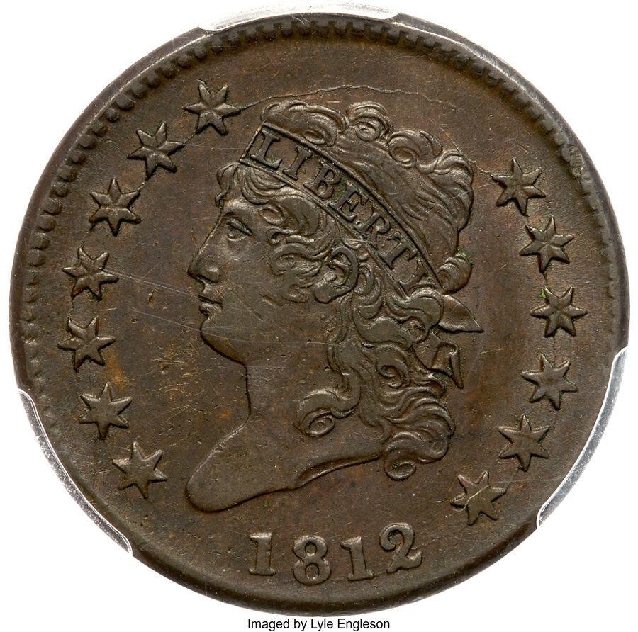image for: 1812 S-291 R2, Small Date, AU50 PCGS. ...