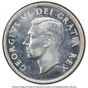 image for: Canada: George VI Dollar 1948 MS64 PCGS,...