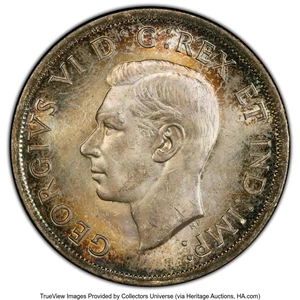 image for: Canada: George VI Dollar 1938 MS64+ PCGS,...