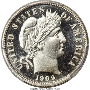 image for: 1909 10C PR67 Cameo PCGS....
