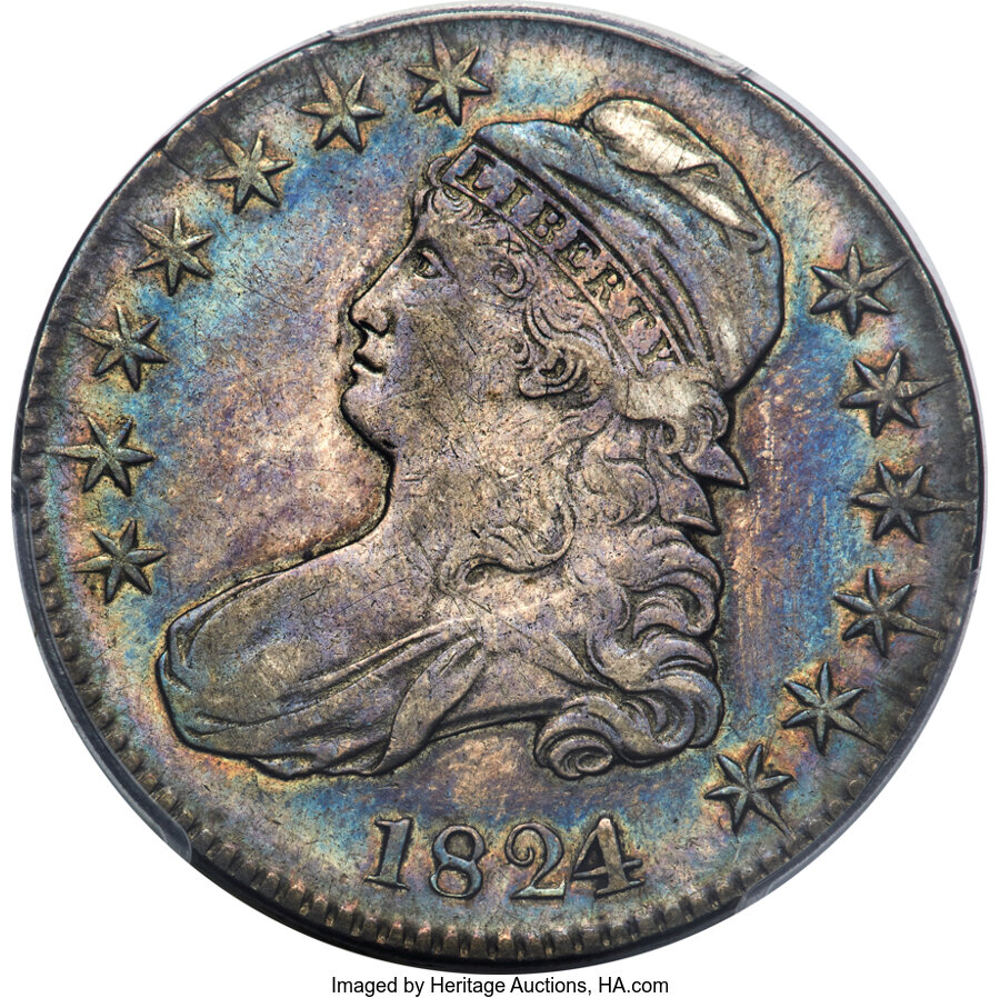 image for: 1824/1 50C O-102, High R.5, XF40 PCGS....