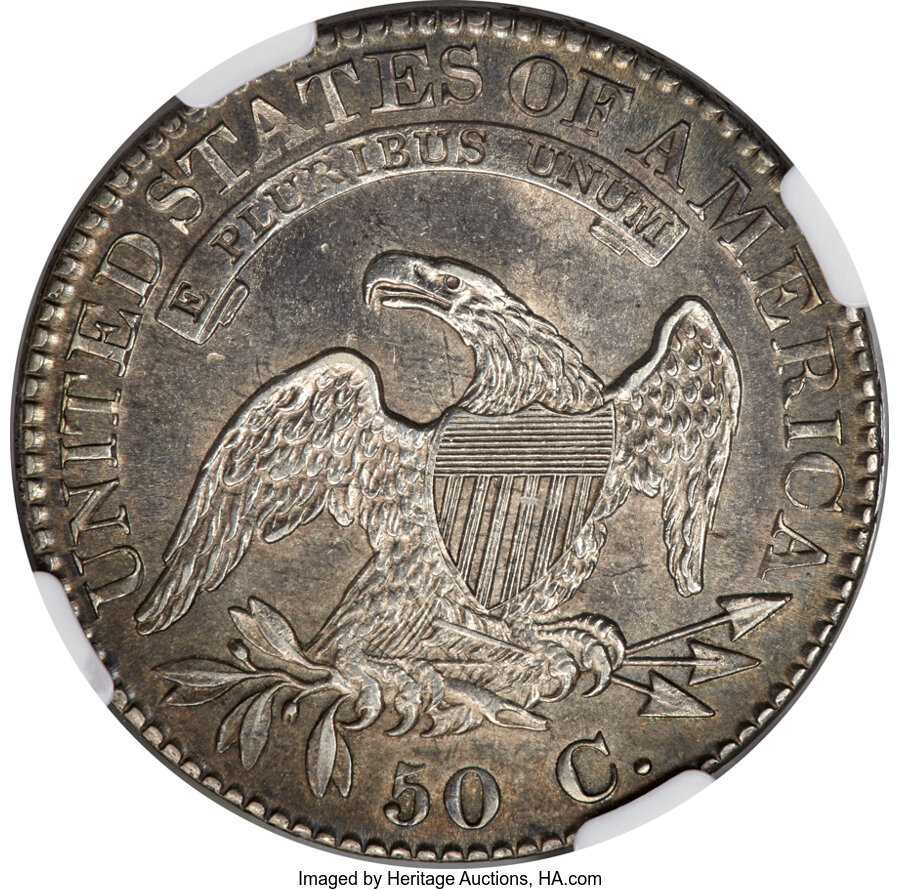 image for: 1823 50C O-112, R.1, MS61 NGC....