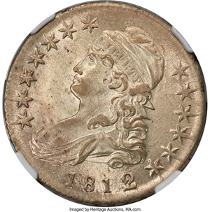 image for: 1812/1 50C Small 8, O-102a, R.2, MS61 NGC....