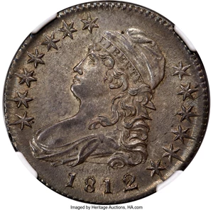 image for: 1812/1 50C Small 8, O-102a, R.2, MS62 NGC....