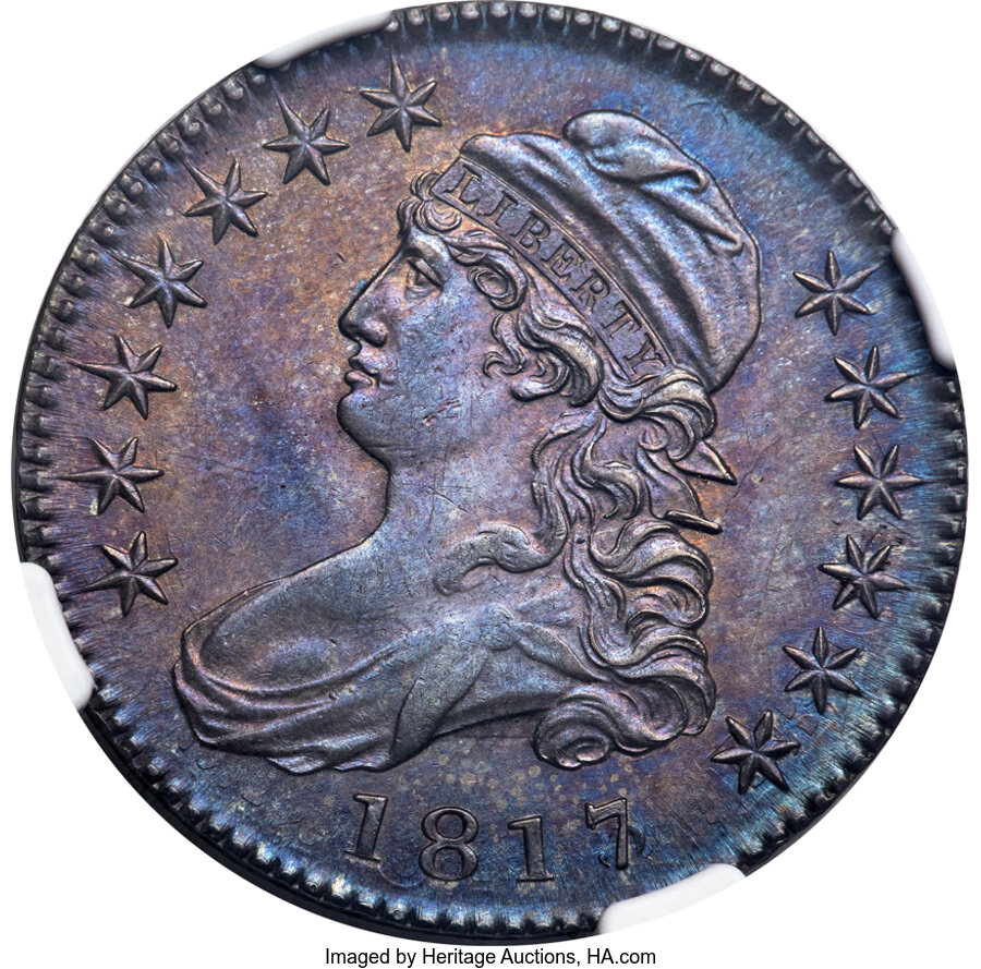 image for: 1817/3 50C O-101, R.2, MS63 NGC....