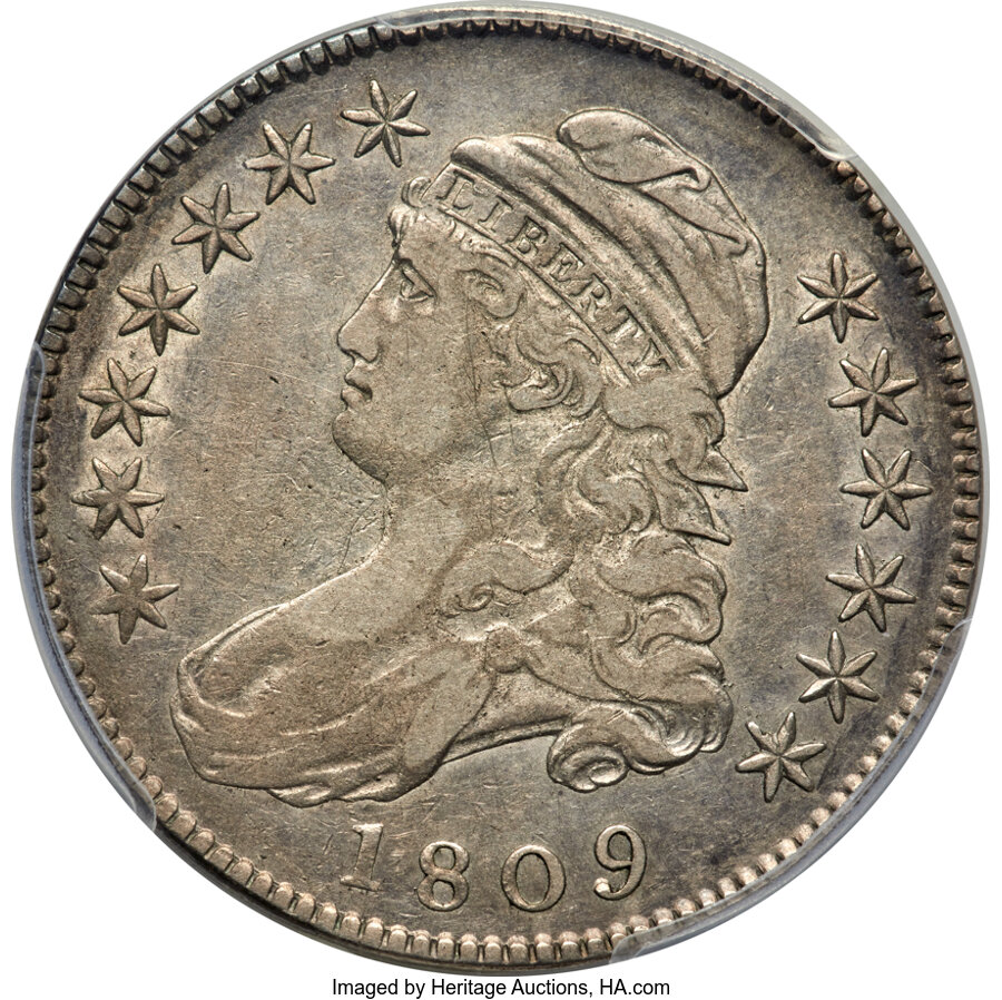 image for: 1809 50C XXX Edge, O-101, R.5, XF45 PCGS....