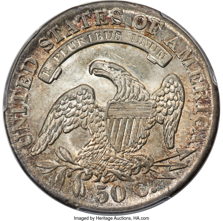 image for: 1833 50C O-103a, R.3, MS63 PCGS....