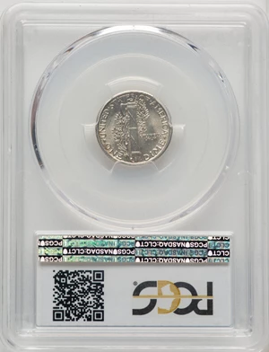 image for: 1925 10C MS63 PCGS. PCGS Population: (39/127). Mintage 25,610,000. ...