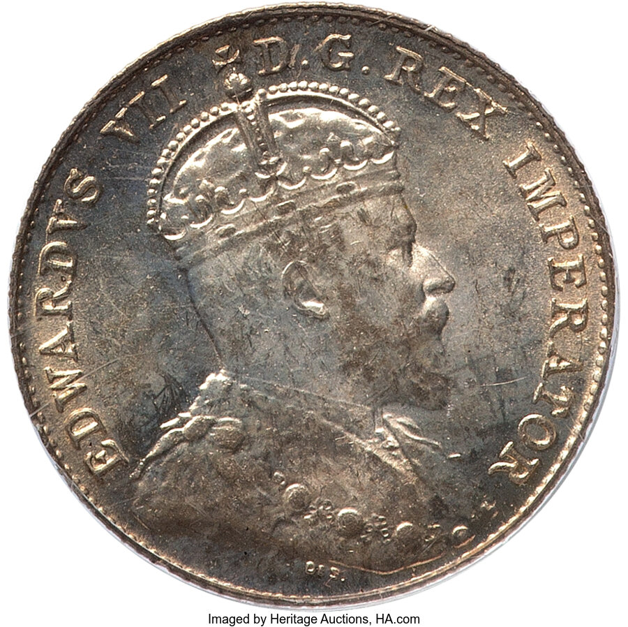 image for: Canada: Edward VII 10 Cents 1902 MS65 PCGS,...