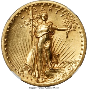 image for: 1907 $20 High Relief PR63 NGC....