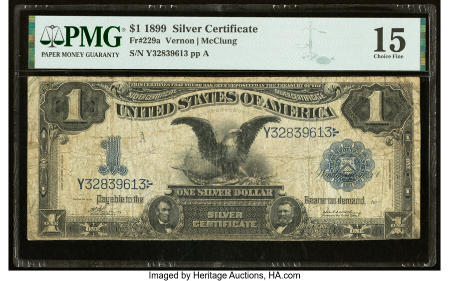 1899 Silver Certificates Large Pricing Guide | The Greensheet 1899 Silver Certificates Large Pricing Guide | The Greensheet