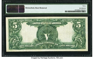 image for: Fr. 279* $5 1899 Silver Certificate Star PMG Very Fine 30....
