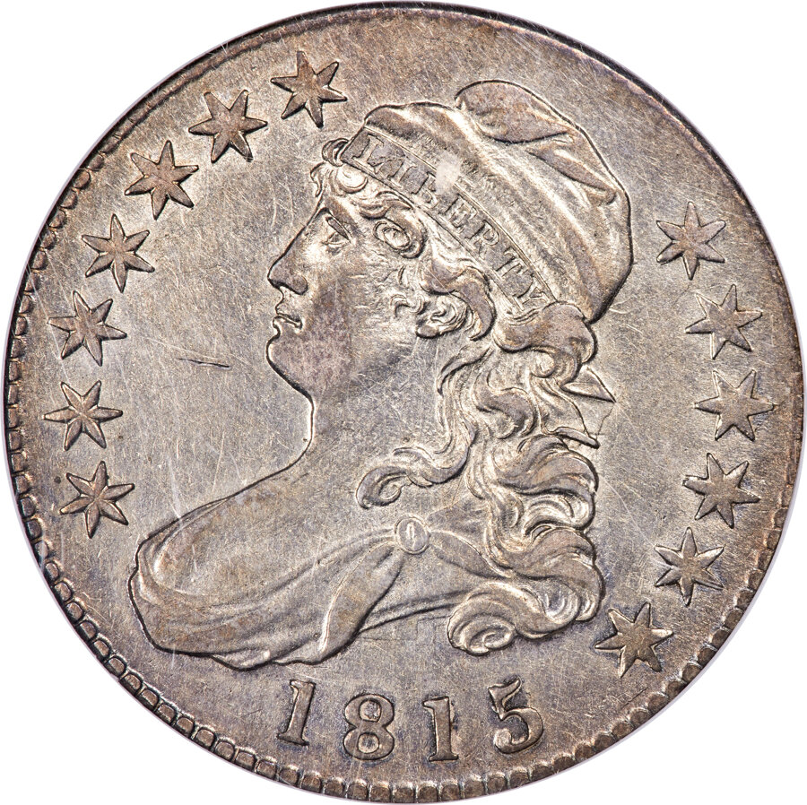 image for: 1815/2 50C O-101, R.1, AU53 NGC....
