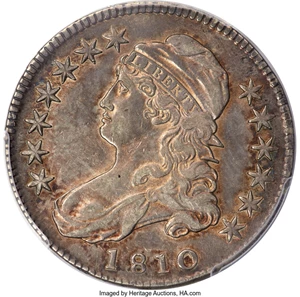 image for: 1810 50C O-108, R.3, AU50 PCGS....