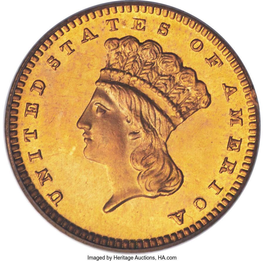 image for: 1888 G$1 JD-1, High R.4, PR64 PCGS....