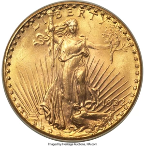 image for: 1932 $20 MS63 PCGS. CAC....