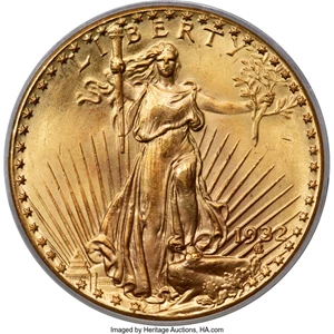 image for: 1932 $20 MS64 PCGS. CAC....