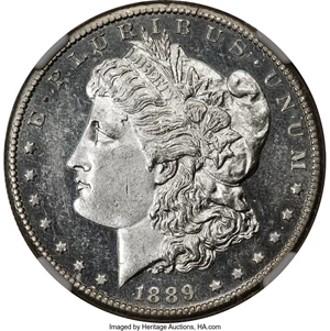 image for: 1889-CC $1 MS62+ Deep Prooflike NGC....