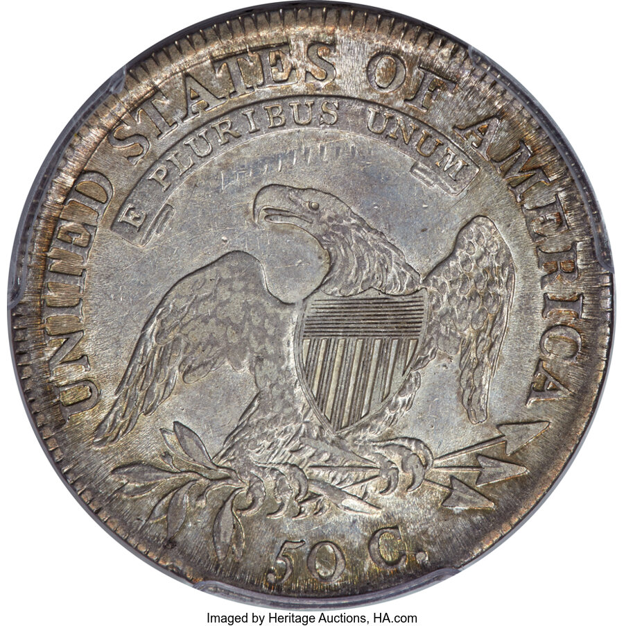 image for: 1809 50C Normal Edge, O-102a, R.1, AU53 PCGS....
