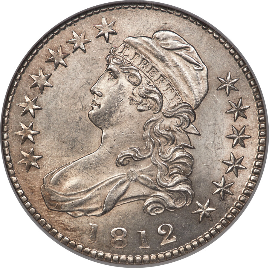 image for: 1812 50C Large 8, O-109, R.4, MS64 NGC....