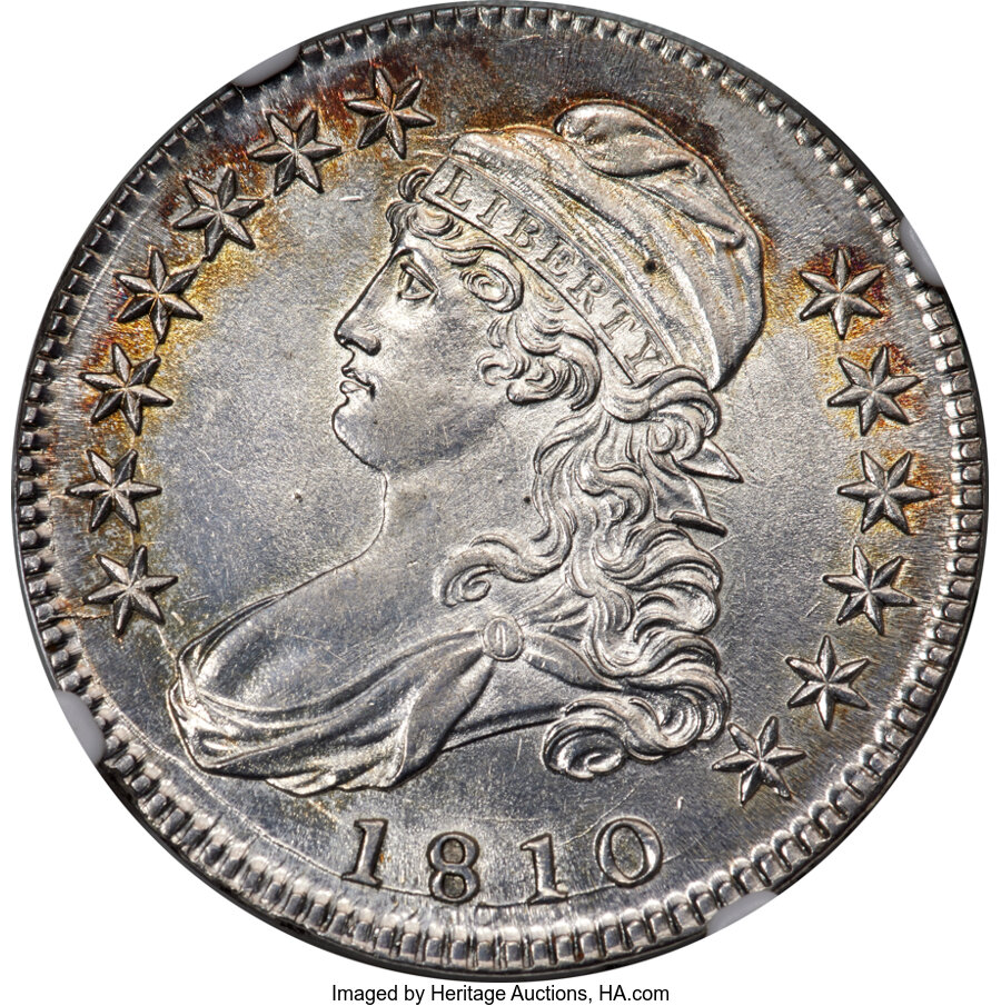 image for: 1810 50C O-101a, R.1, MS61 NGC....