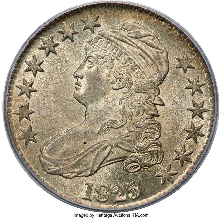 image for: 1825 50C O-115, R.2, MS62 PCGS. CAC....