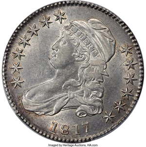 image for: 1817 50C O-110, R.2, AU55 PCGS....