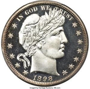 image for: 1898 50C PR67 Deep Cameo PCGS....