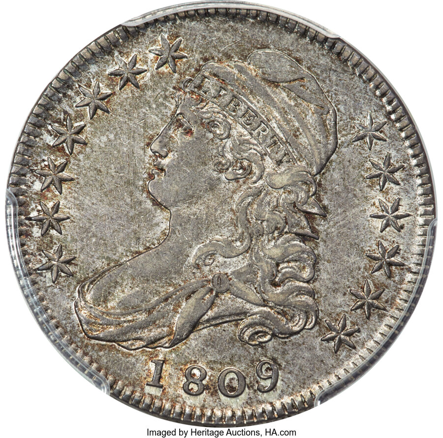 image for: 1809 50C III Edge, O-107, R.2, AU55 PCGS....