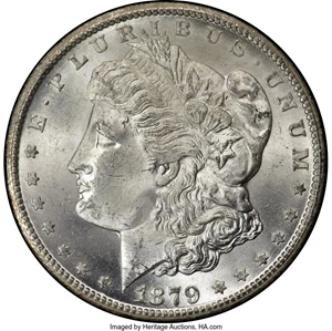 image for: 1879-CC $1 Capped Die, VAM-3, GSA, MS64+ NGC. CAC....