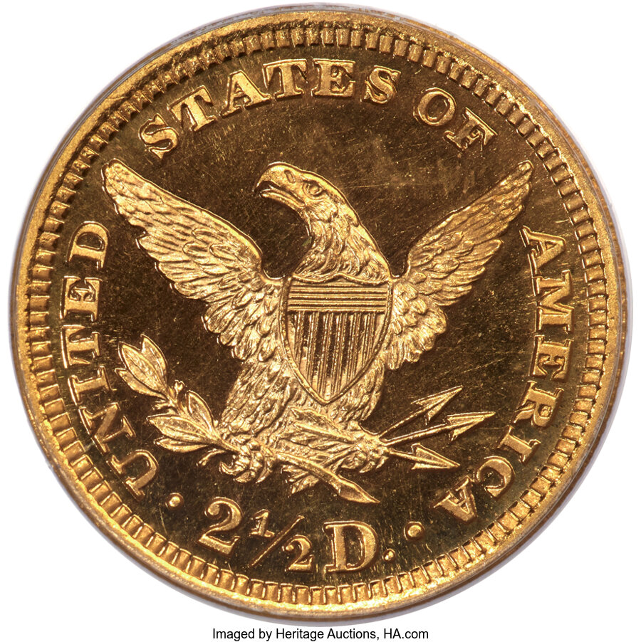 image for: 1894 $2 1/2 JD-1, Low R.5, PR65 Deep Cameo PCGS. CAC....