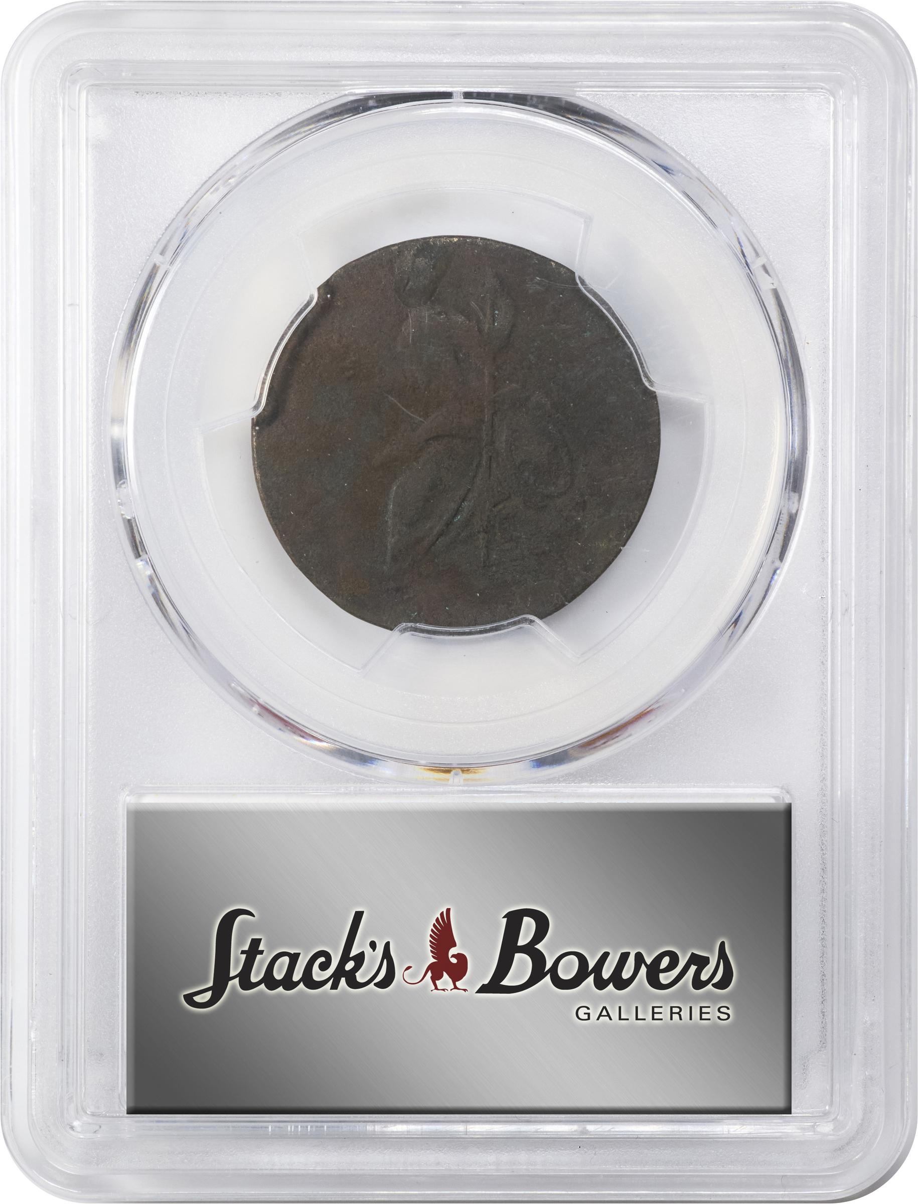 image for: 1787 Vermont Copper. RR-13, Bressett 17-V, W-2255. Rarity-1. BRITANNIA. EF Details--Environmental Damage (PCGS).