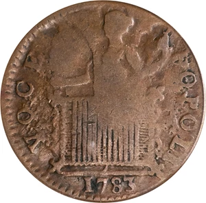 image for: 1783 Washington Georgivs Triumpho Token. Musante GW-54, Baker-7, W-10100. VG-10 (ANACS).