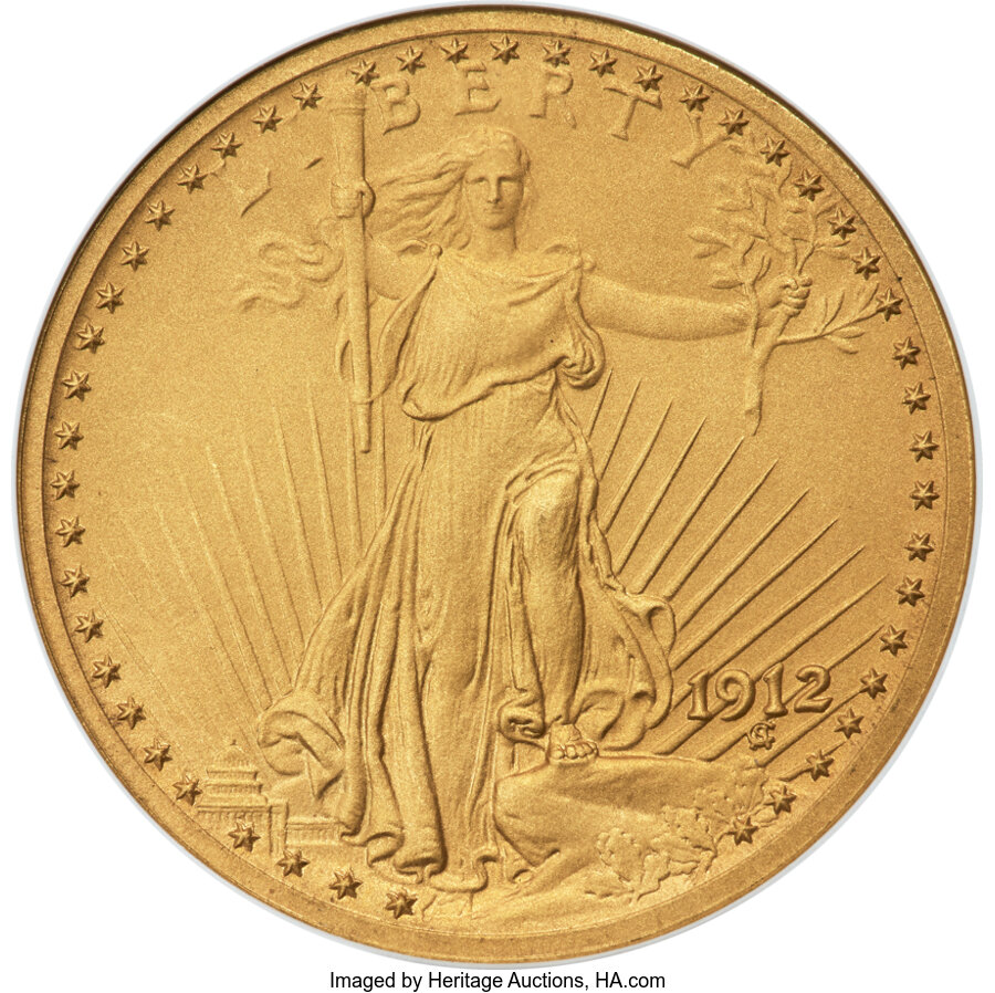 image for: 1912 $20 PR66 NGC. JD-1, R.5....