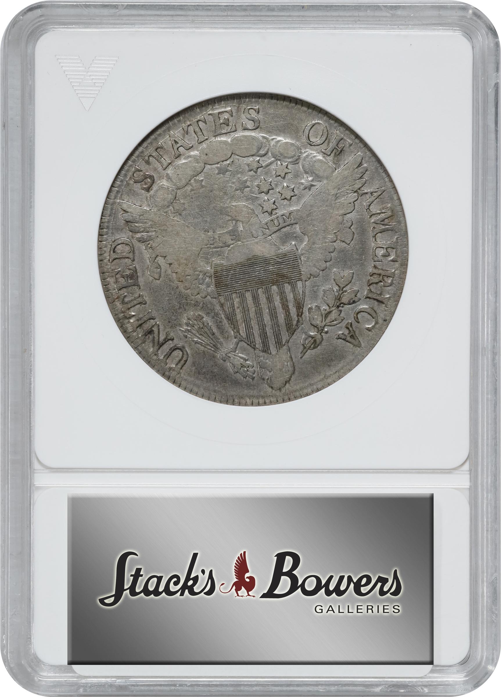 image for: 1807 Draped Bust Half Dollar. O-110, T-3. Rarity-2. Net VG-8 (ANACS). Fine Details--Cleaned. OH.