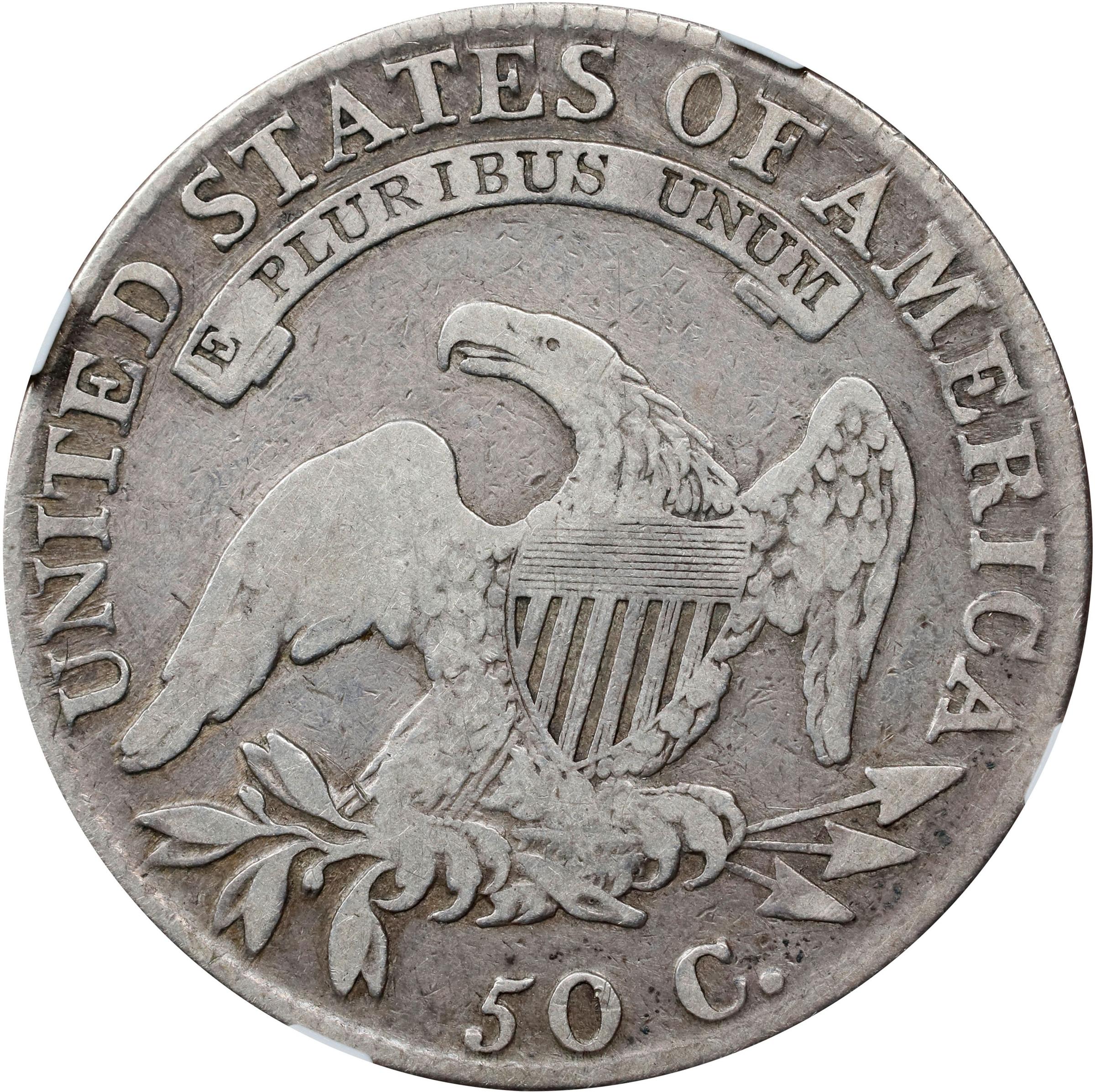 image for: 1818 Capped Bust Half Dollar. O-108. Rarity-2. Inverted Edge Lettering. Fine-12 (NGC).