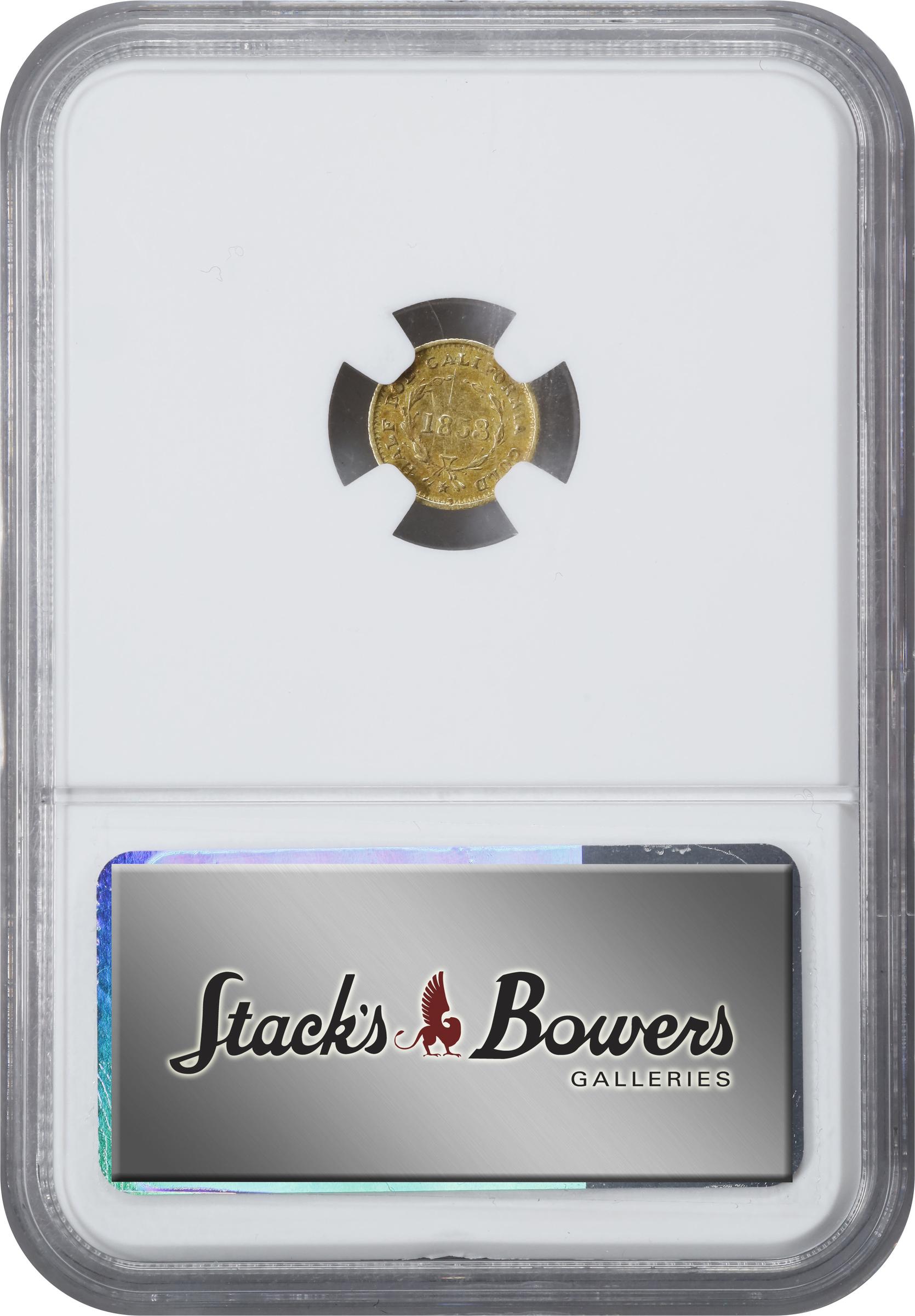 image for: 1853 Round 50 Cents. BG-428. Rarity-3. Liberty Head. AU Details--Reverse Scratched (NGC).